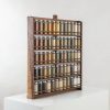 Wood Wall Mount Spice Rack Organizer