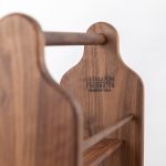 Wood Countertop Spice Shelf With Clean Look