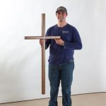 Handcrafted Modern Wall Cross Made In USA