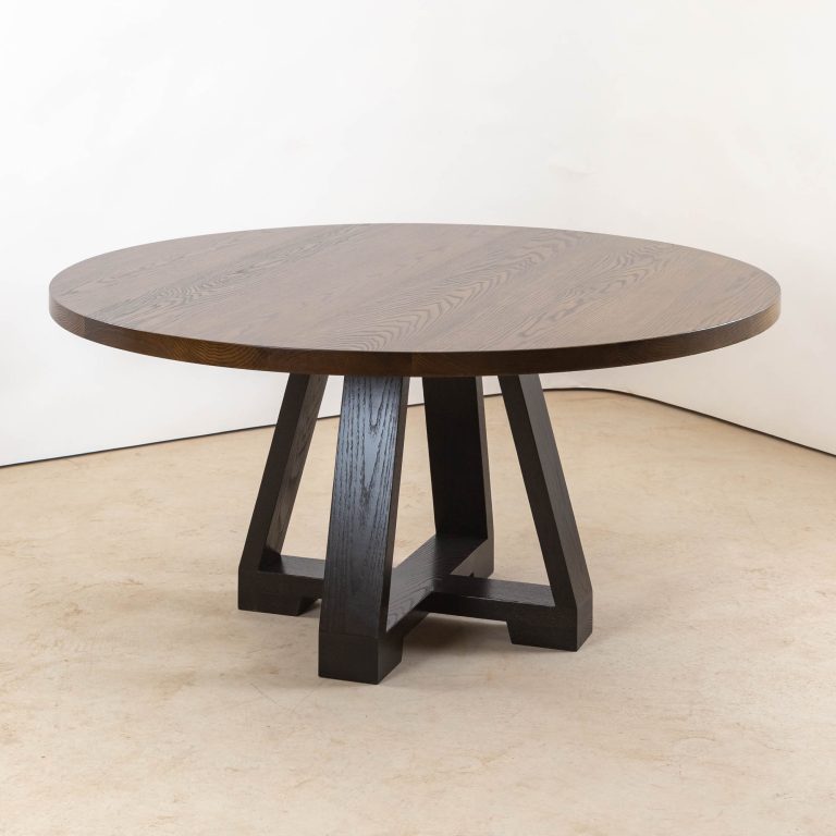 Large Round Farmhouse Dining Table