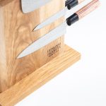 Wood Magnetic Countertop Knife Stand Display