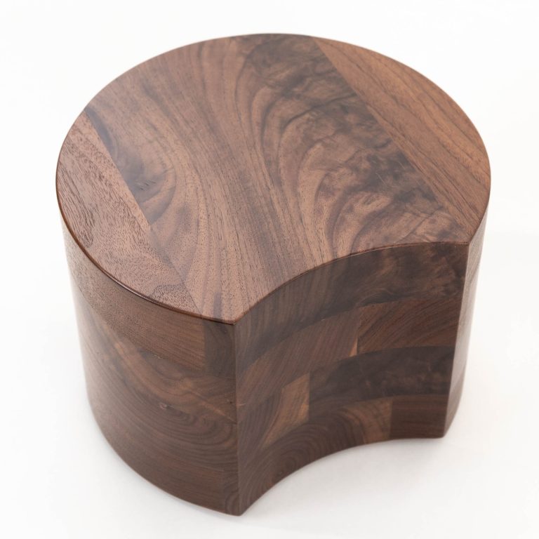 Walnut Beverage Dispenser Base-4