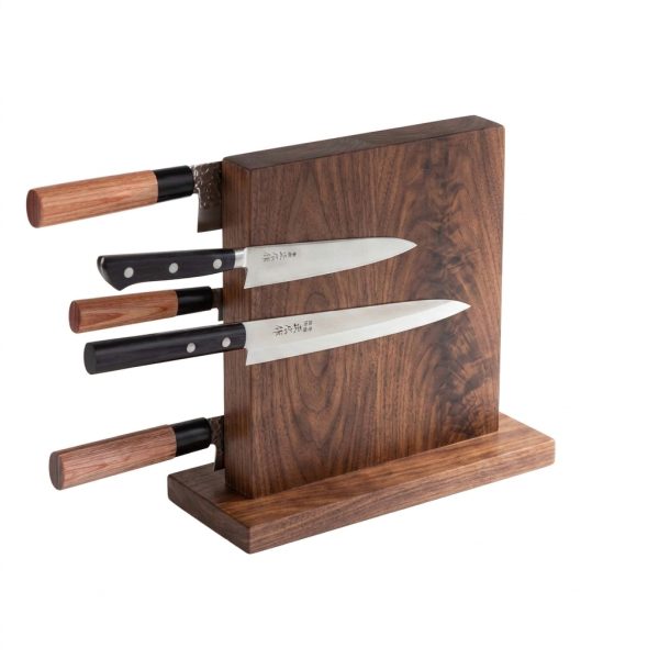 Horizontal Countertop Magnetic Knife Block